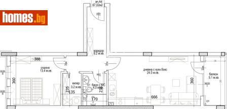 Двустаен, 79m² - Апартамент за продажба - 117174707