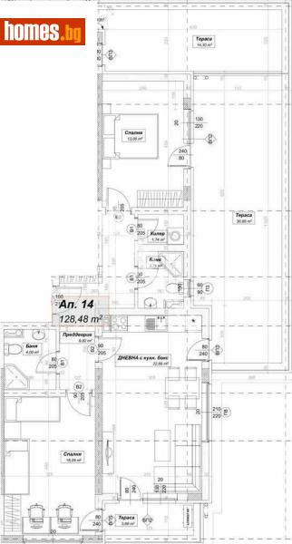 Тристаен, 123m² - Жк. Люлин 10, София - Апартамент за продажба - МИРЕЛА - 117175108
