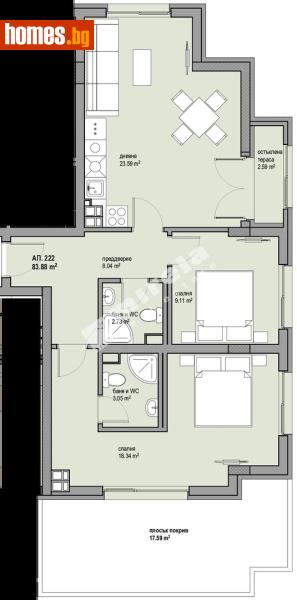 Тристаен, 103m² - Жк. Люлин 8, София - Апартамент за продажба - МИРЕЛА - 117175635