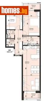 Тристаен, 123m² - Апартамент за продажба - 117188197