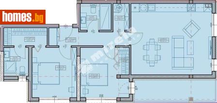 Тристаен, 117m² - Апартамент за продажба - 117188219