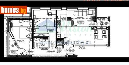 Тристаен, 96m² - Апартамент за продажба - 117239027