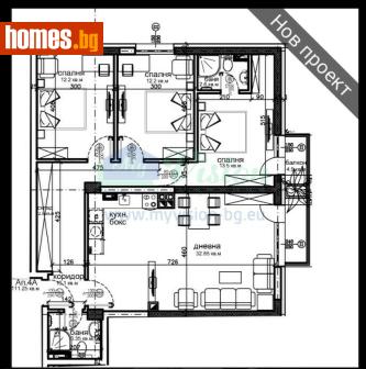Четиристаен, 125m² - Апартамент за продажба - 117239029
