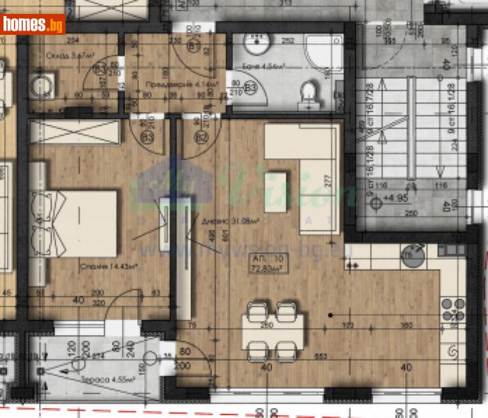 Двустаен, 85m² -  Студентски Град, София - Апартамент за продажба - Myvision Real Estate - 117239100
