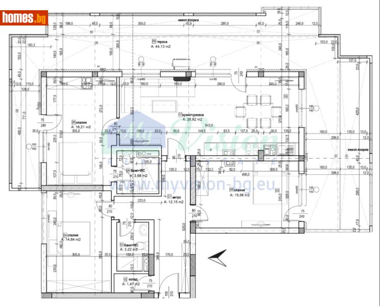 Четиристаен, 196m² - Жк. Дървеница, София - Апартамент за продажба - Myvision Real Estate - 117239219