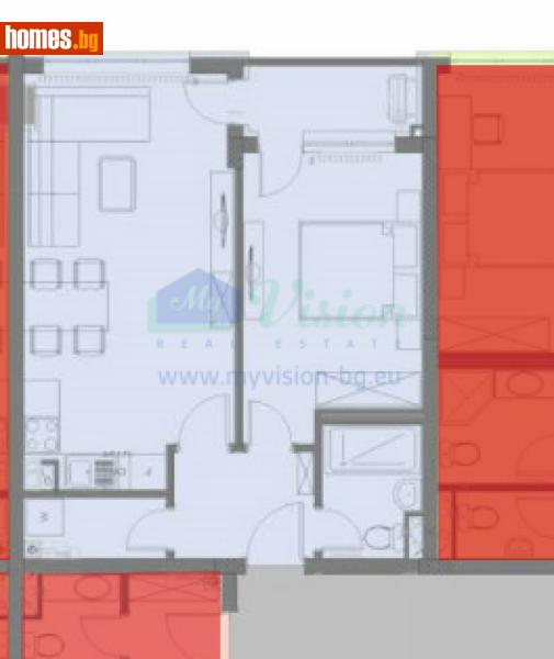 Двустаен, 70m² -  Студентски Град, София - Апартамент за продажба - Myvision Real Estate - 117239222