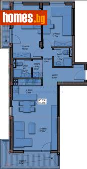 Тристаен, 132m² - Апартамент за продажба - 117239268