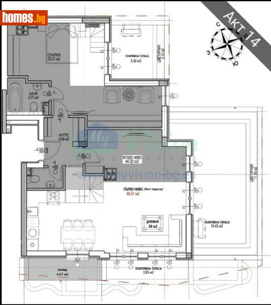 Мезонет, 185m² - Кв. Витоша, София - Апартамент за продажба - Myvision Real Estate - 117239989