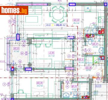 Тристаен, 104m² - Апартамент за продажба - 117301160