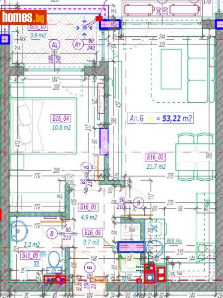 Двустаен, 65m² - Кв. Малинова Долина, София - Апартамент за продажба - МИРЕЛА - 117301165