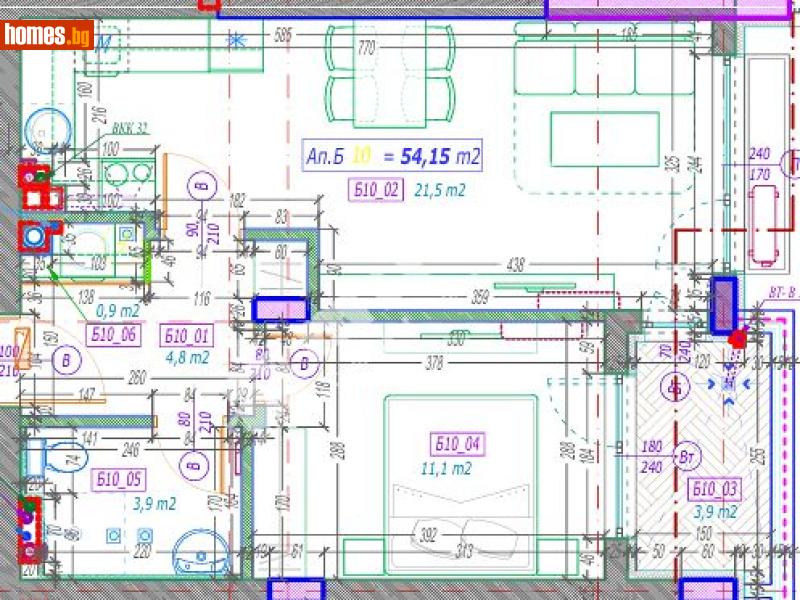 Двустаен, 66m² - Кв. Малинова Долина, София - Апартамент за продажба - МИРЕЛА - 117301168