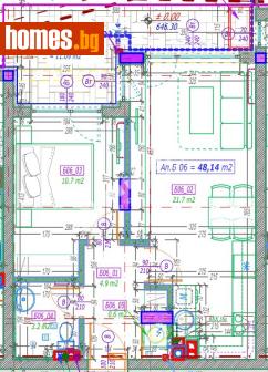 Двустаен, 59m² - Апартамент за продажба - 117301171