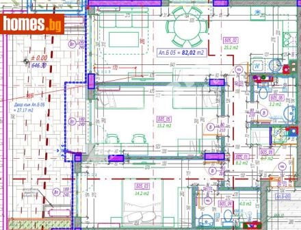 Тристаен, 101m² - Апартамент за продажба - 117301172
