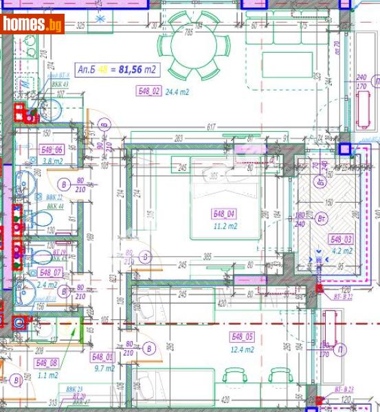 Тристаен, 100m² - Кв. Малинова Долина, София - Апартамент за продажба - МИРЕЛА - 117301176