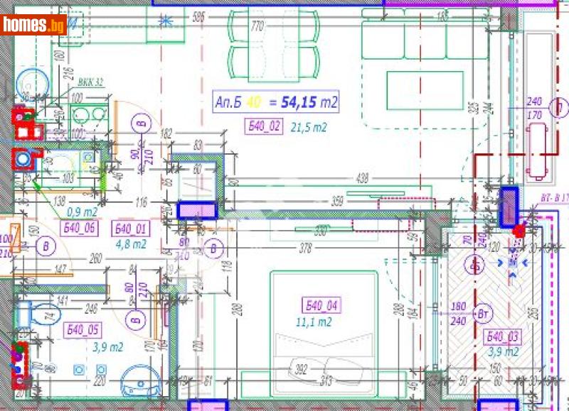 Двустаен, 66m² - Кв. Малинова Долина, София - Апартамент за продажба - МИРЕЛА - 117301178