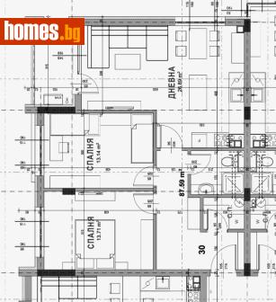 Тристаен, 107m² - Апартамент за продажба - 117301621
