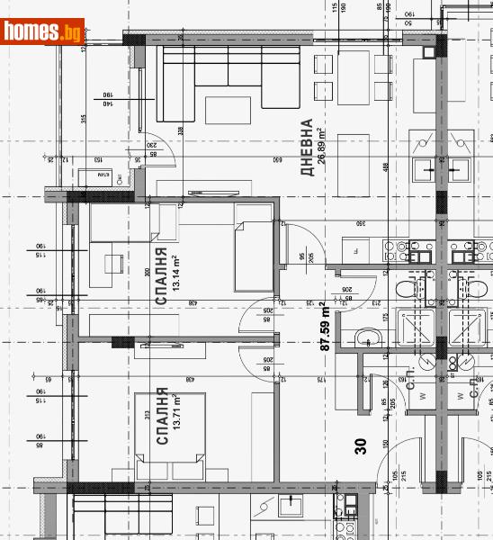 Тристаен, 107m² - Кв. Самара 3, Стара Загора - Апартамент за продажба - КОНСУЛТ ИМОТИ СС - 117301621