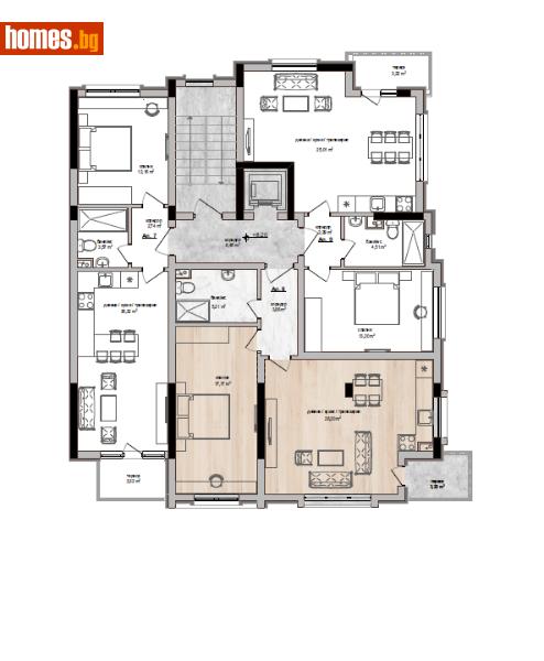 Двустаен, 76m² -  Център, Хасково - Апартамент за продажба - Имоти Мира - 117303848
