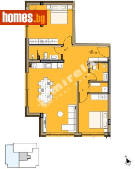 Тристаен, 118m² - Апартамент за продажба - 117369644