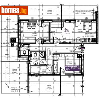Тристаен, 199m² - Апартамент за продажба - 117420591