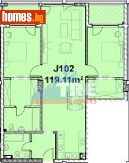 Тристаен, 140m² - Апартамент за продажба - 117464486