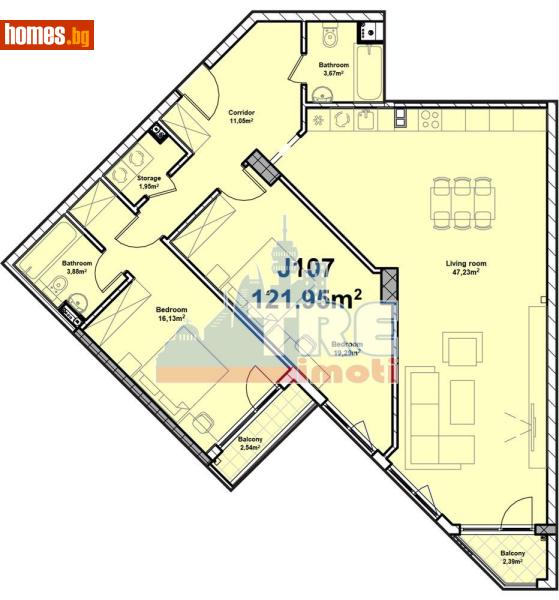 Тристаен, 144m² - Жк. Полигона, София - Апартамент за продажба - ТЕНДЕНЗ РИАЛ ЕСТЕЙТ - 117464492