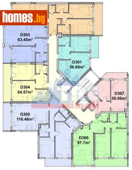 Тристаен, 138m² - Апартамент за продажба - 117464553