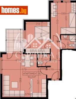 Тристаен, 107m² - Апартамент за продажба - 117472078