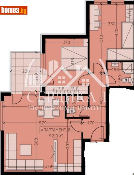Тристаен, 107m² - Кв. Манастирски Ливади, София - Апартамент за продажба - СЕРДИКА 1 НЕДВИЖИМИ ИМОТИ ЕООД - 117472078