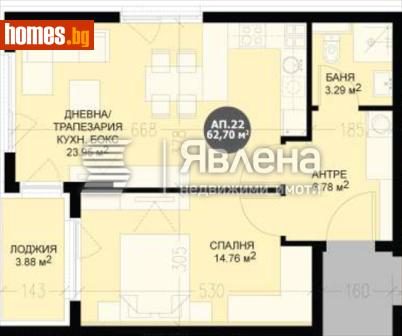 Двустаен, 78m² - Апартамент за продажба - 117493032
