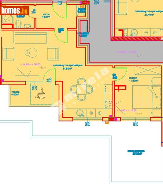 Двустаен, 101m² - К.к.Слънчев Бряг, Несебър - Апартамент за продажба - МИРЕЛА - 117502947