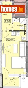 Едностаен, 53m² - Апартамент за продажба - 117506194