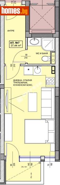 Едностаен, 52m² - Гр.Поморие, Поморие - Апартамент за продажба - МИРЕЛА - 117506211