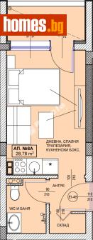 Едностаен, 40m² - Апартамент за продажба - 117506249