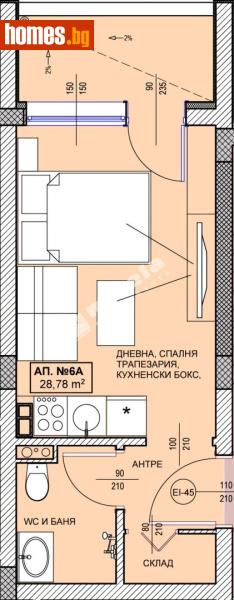 Едностаен, 40m² - Гр.Поморие, Поморие - Апартамент за продажба - МИРЕЛА - 117506249