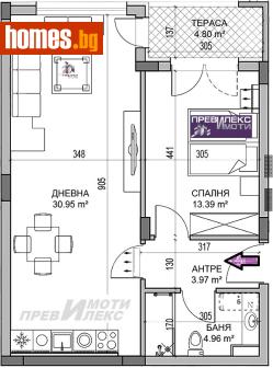 Двустаен, 79m² - Апартамент за продажба - 117541264