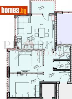 Тристаен, 89m² - Апартамент за продажба - 117562420