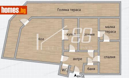 Тристаен, 142m² - Апартамент за продажба - 117580088