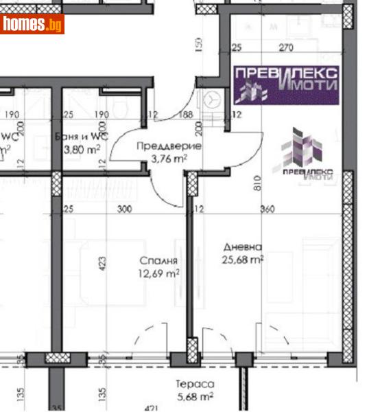 Двустаен, 75m² - Кв. Каменица , Пловдив - Апартамент за продажба - Превилекс имоти ЕООД - 117586789