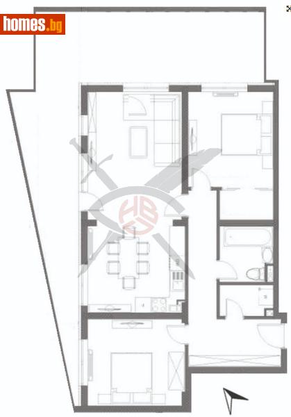 Тристаен, 148m² - Кв. Витоша, София - Апартамент за продажба - ЕКС НВД - 117659211