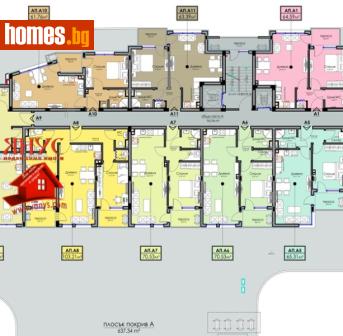 Двустаен, 61m² - Апартамент за продажба - 117673940