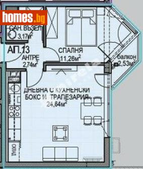 Двустаен, 65m² - Апартамент за продажба - 117688160
