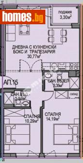 Тристаен, 86m² - Апартамент за продажба - 117688230