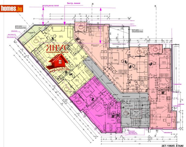 Тристаен, 114m² - Жк. Зорница, Бургас - Апартамент за продажба - ЯНУС ЕООД - 117723005