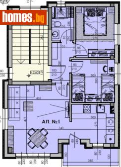 Тристаен, 97m² - Апартамент за продажба - 117723463