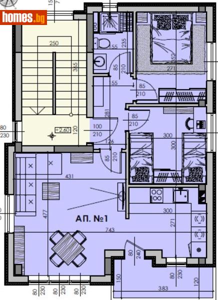 Тристаен, 97m² -  Широк център, Шумен - Апартамент за продажба - Адрес недвижими имоти - кантора Шумен - 117723463