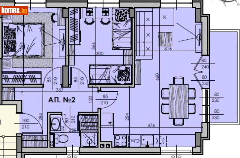 Тристаен, 97m² -  Широк център, Шумен - Апартамент за продажба - Адрес недвижими имоти - кантора Шумен - 117723498