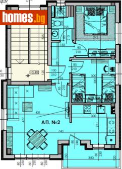 Тристаен, 95m² - Апартамент за продажба - 117723530