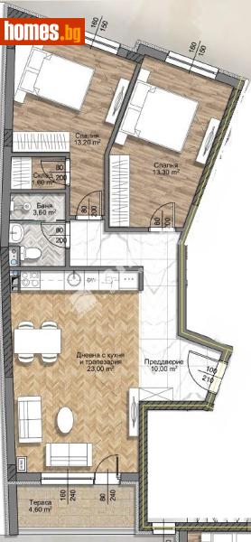 Тристаен, 98m² - Жк. Овча Купел 2, София - Апартамент за продажба - МИРЕЛА - 117741144