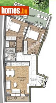 Тристаен, 88m² - Апартамент за продажба - 117741162